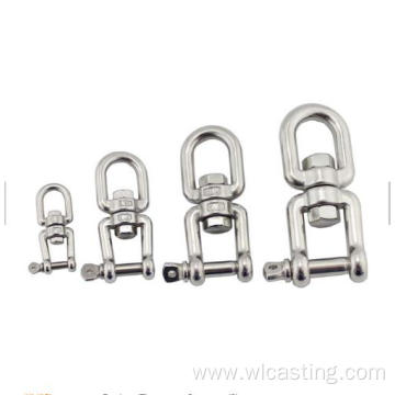 OEM Stainless Steel Double Eye Swivel Ring